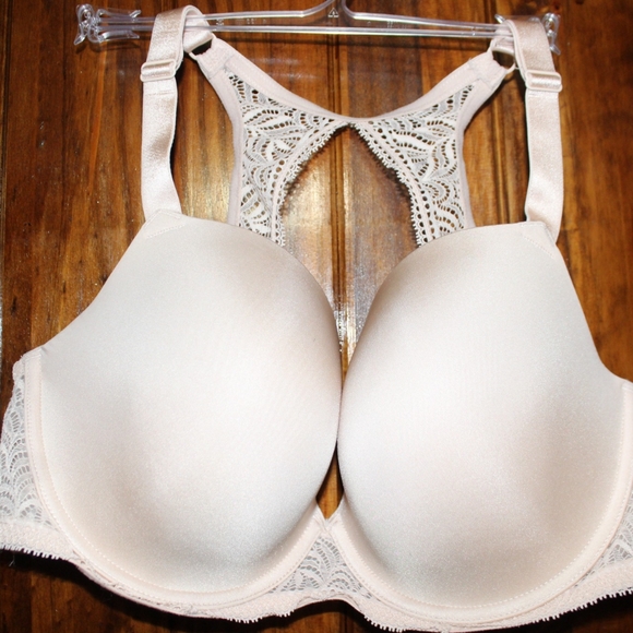 PARAMOUR SEAMLESS PLUNGE CONTOUR LACE BACK BRA - Picture 16 of 16